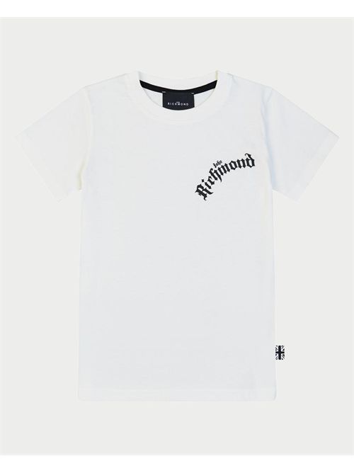 T-shirt bambino John Richmond con logo JOHN RICHMOND | RBP25057TSOFF-WHITE